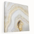 Close-up nature elements on a large stretched canvas with vivid green tones, ideal for kitchen wall art.
