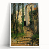 Large black and white abstract painting on canvas, featuring a minimalist design.