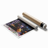 Retro Wall Art - Purple Rain Vintage Prints