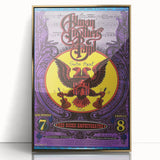 Allman Brothers Band Red Rocks Poster - Retro Music Wall Art