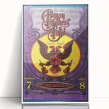 Allman Brothers Band Red Rocks Poster - Retro Music Wall Art