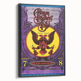 Allman Brothers Band Red Rocks Poster - Retro Music Wall Art