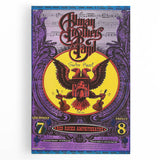 Allman Brothers Band Red Rocks Poster - Retro Music Wall Art