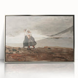 Stormy Realism Art Print | Danger by Winslow Homer | Coastal Scene