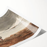 Stormy Realism Art Print | Danger by Winslow Homer | Coastal Scene