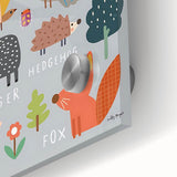 Boys Room Wall Art – Woodland Animals Kids Wall Art Prints