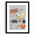 Boys Room Wall Art – Woodland Animals Kids Wall Art Prints