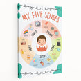 ABC Alphabet Canvas Art - Five Senses Educational Chart