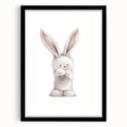 Fluffy Bunny Nursery Canvas Prints - Kids Room Art Decor