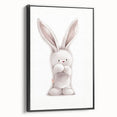Fluffy Bunny Nursery Canvas Prints - Kids Room Art Decor