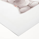 Fluffy Bunny Nursery Canvas Prints - Kids Room Art Decor