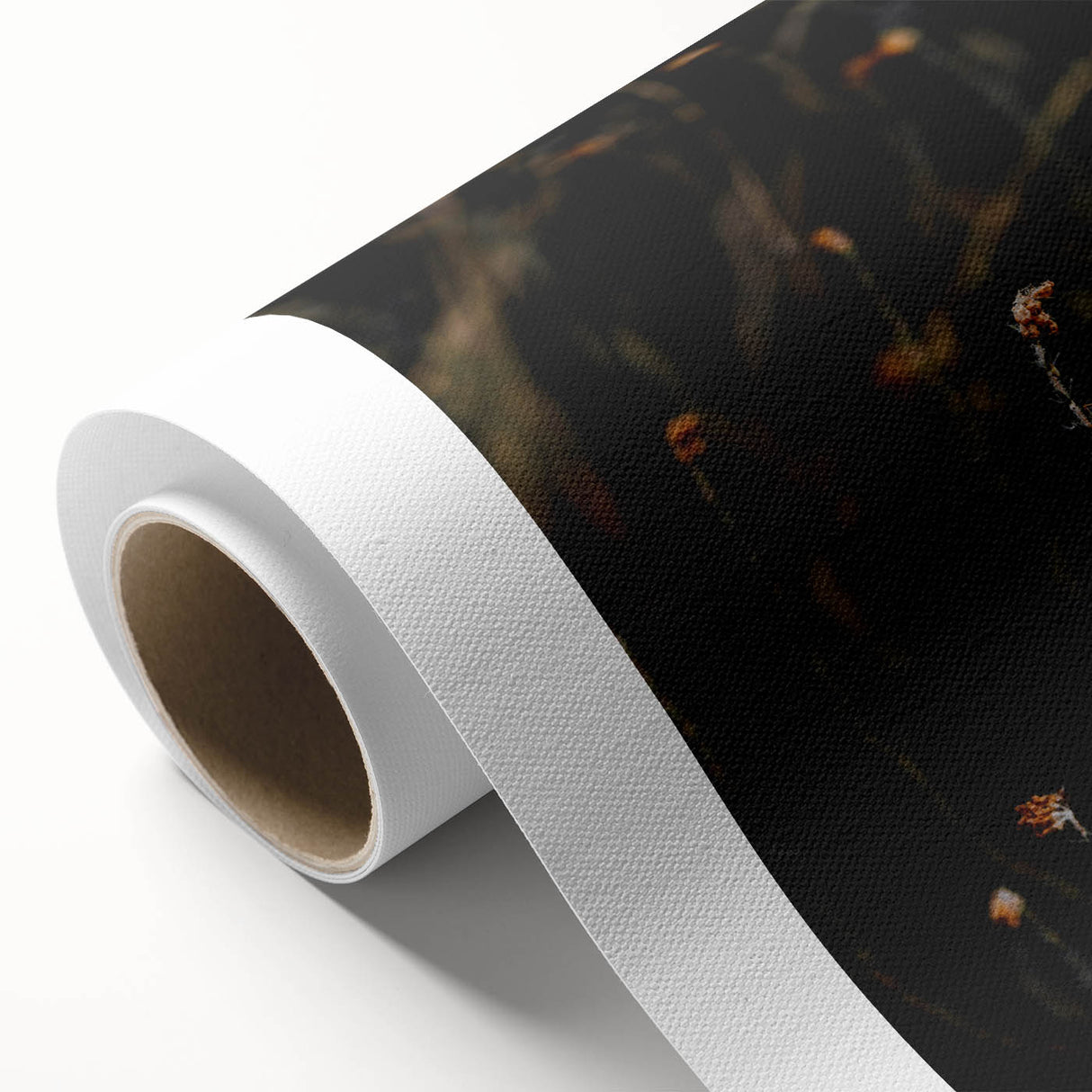 Art Deco poster featuring autumnal scene on rolled canvas, ideal for nursery wall art or dining room decor.