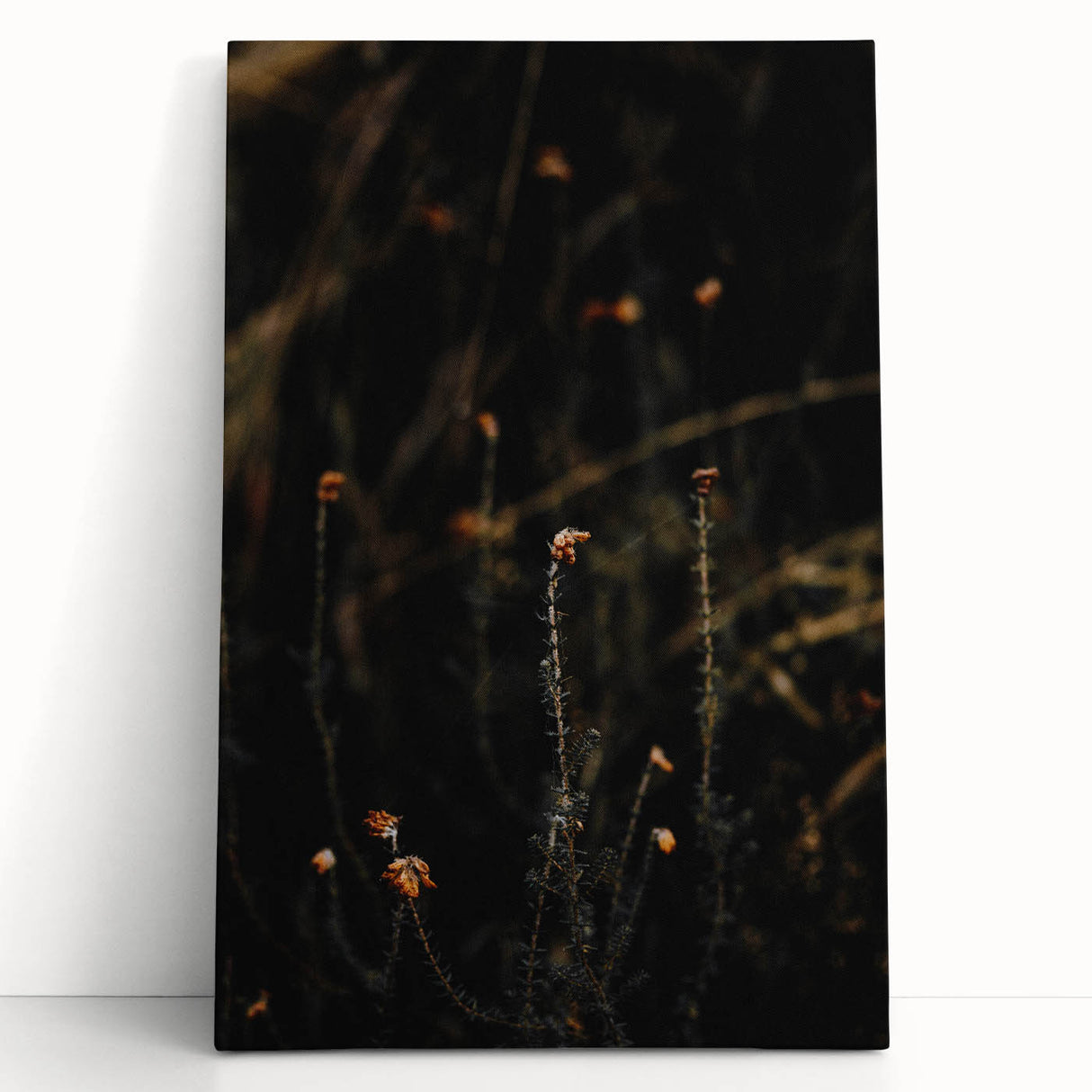 Black and white abstract tree design on large stretched canvas, ideal for kitchen wall art or bedroom ambiance.