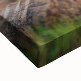 Black and white landscape art painting on large stretched canvas depicting trees in spring, ideal for bedroom wall decor.