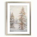 Textured abstract art print in cool blue and white tones, framed in silver, ideal for bedroom wall decor.