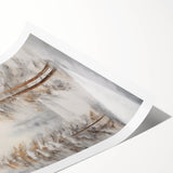 Extra large wall art featuring line art flowers in monochrome, printed on rolled canvas, ideal for large living room decor.