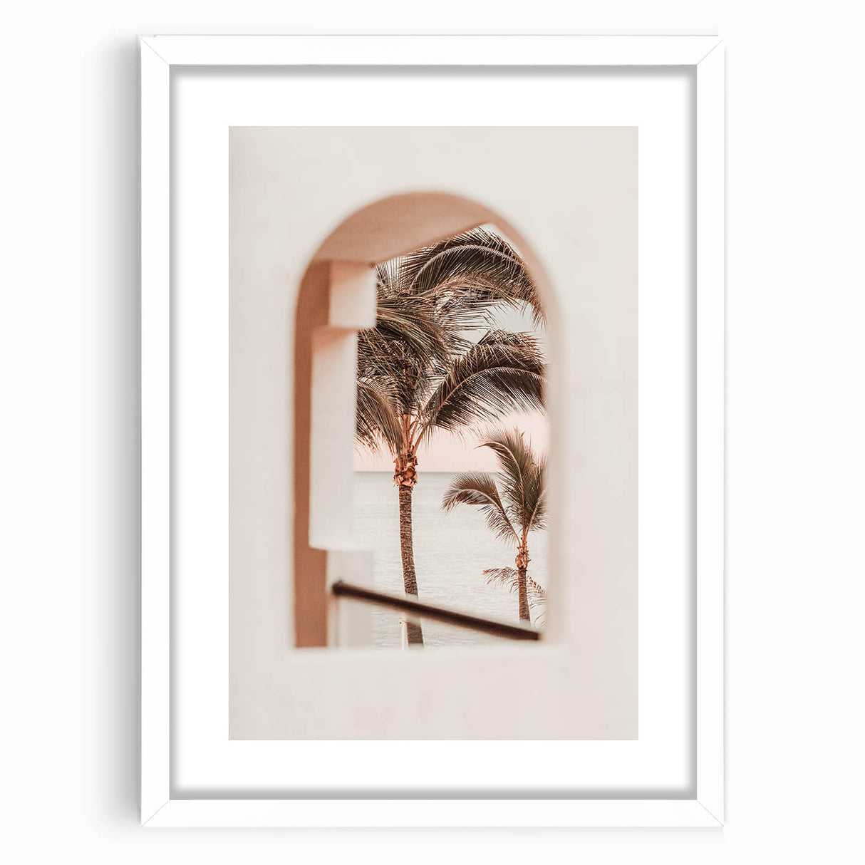 Abstract art print featuring swirling blue and white patterns on a framed canvas, suitable for dining room or bedroom decor.