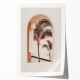 Extra large rolled canvas print featuring a floral design in pastel shades, ideal for art wall dining room decor.