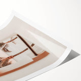 Extra large wall art featuring black line art flowers on a white background, suitable for large living room decor.