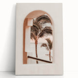 Large black and white abstract art on stretched canvas, ideal for kitchen wall art or bedroom ambiance.