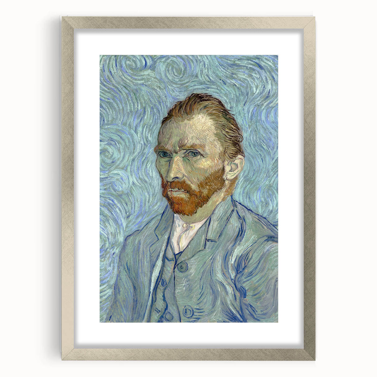 Van Gogh’s 1889 Self-Portrait: Iconic Impressionism Wall Art