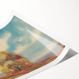 Modern Wall Art – Vibrant Autumn Tree with Minimalist Design