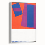 Modern Wall Art: Abstract Geometric Design – Bold Mid-Century Colors