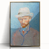 Van Gogh’s 1887 Self-Portrait with Gray Hat: Impressionist Art