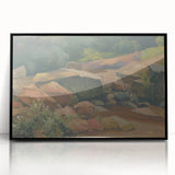 Modern Wall Art – Tranquil Landscape with Rocks and Stream