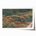 Modern Wall Art – Tranquil Landscape with Rocks and Stream
