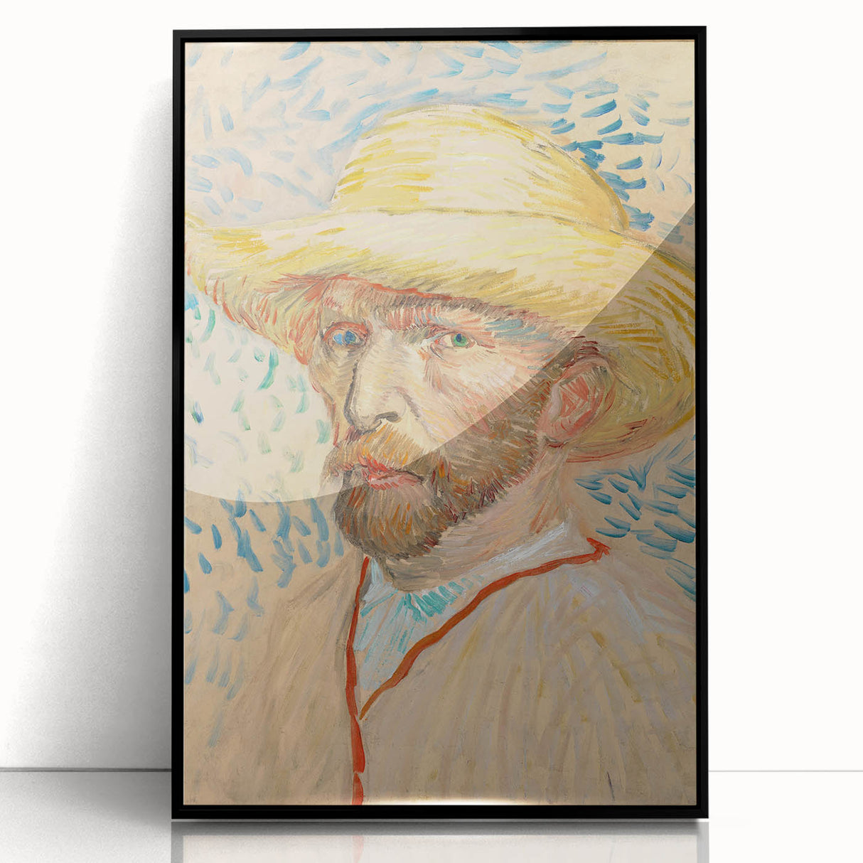 Van Gogh’s 1887 Self-Portrait with Straw Hat: Impressionist Art