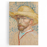 Van Gogh’s 1887 Self-Portrait with Straw Hat: Impressionist Art