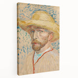 Van Gogh’s 1887 Self-Portrait with Straw Hat: Impressionist Art