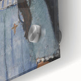 Modern Wall Art: Modigliani’s Alice – Abstract Portrait in Cool Tones