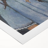 Modern Wall Art: Modigliani’s Alice – Abstract Portrait in Cool Tones