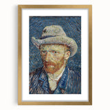Van Gogh’s 1887 Self-Portrait with Grey Hat: Vibrant Impressionism