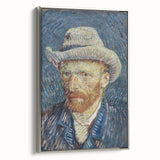 Van Gogh’s 1887 Self-Portrait with Grey Hat: Vibrant Impressionism