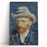 Van Gogh’s 1887 Self-Portrait with Grey Hat: Vibrant Impressionism
