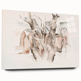 Modern Wall Art – Abstract Tree with Organic Flow