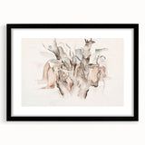 Modern Wall Art – Abstract Tree with Organic Flow