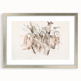 Modern Wall Art – Abstract Tree with Organic Flow