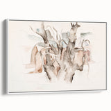 Modern Wall Art – Abstract Tree with Organic Flow