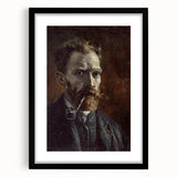 Van Gogh’s 1886 Self-Portrait with Pipe: Classic Impressionist Art