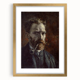Van Gogh’s 1886 Self-Portrait with Pipe: Classic Impressionist Art