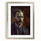 Van Gogh’s 1886 Self-Portrait with Pipe: Classic Impressionist Art