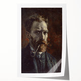 Van Gogh’s 1886 Self-Portrait with Pipe: Classic Impressionist Art