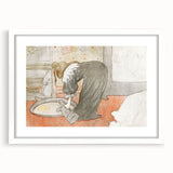 Modern Wall Art – Intimate Scene in Soft Tones