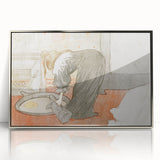 Modern Wall Art – Intimate Scene in Soft Tones