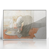 Modern Wall Art – Intimate Scene in Soft Tones
