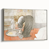 Modern Wall Art – Intimate Scene in Soft Tones